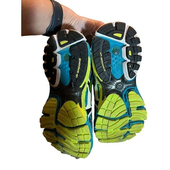 Brooks Athletic Shoes Size 5.5 Blue/Green - Picture 5 of 7